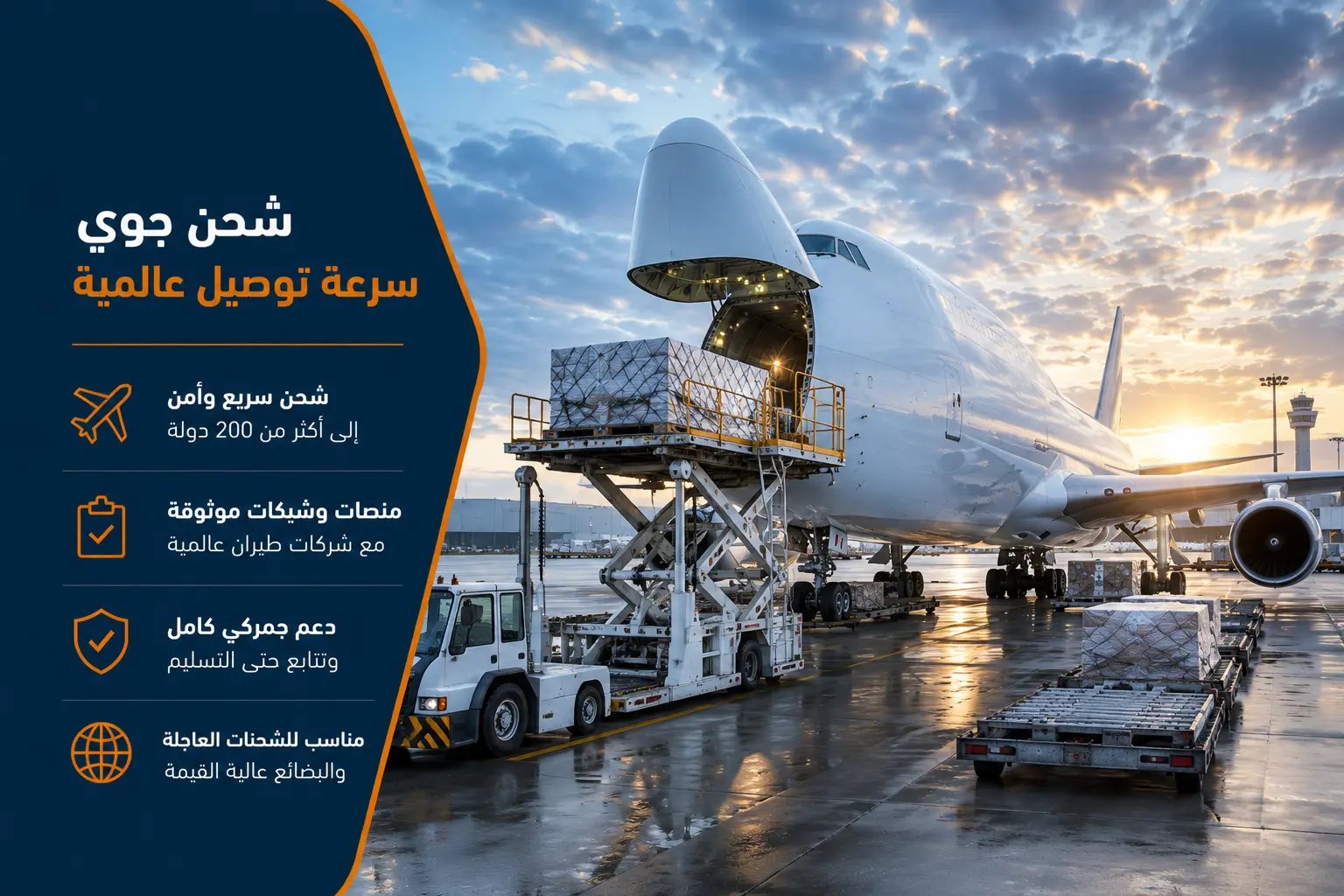 الشحن الجوي — البسمة إكسبريس