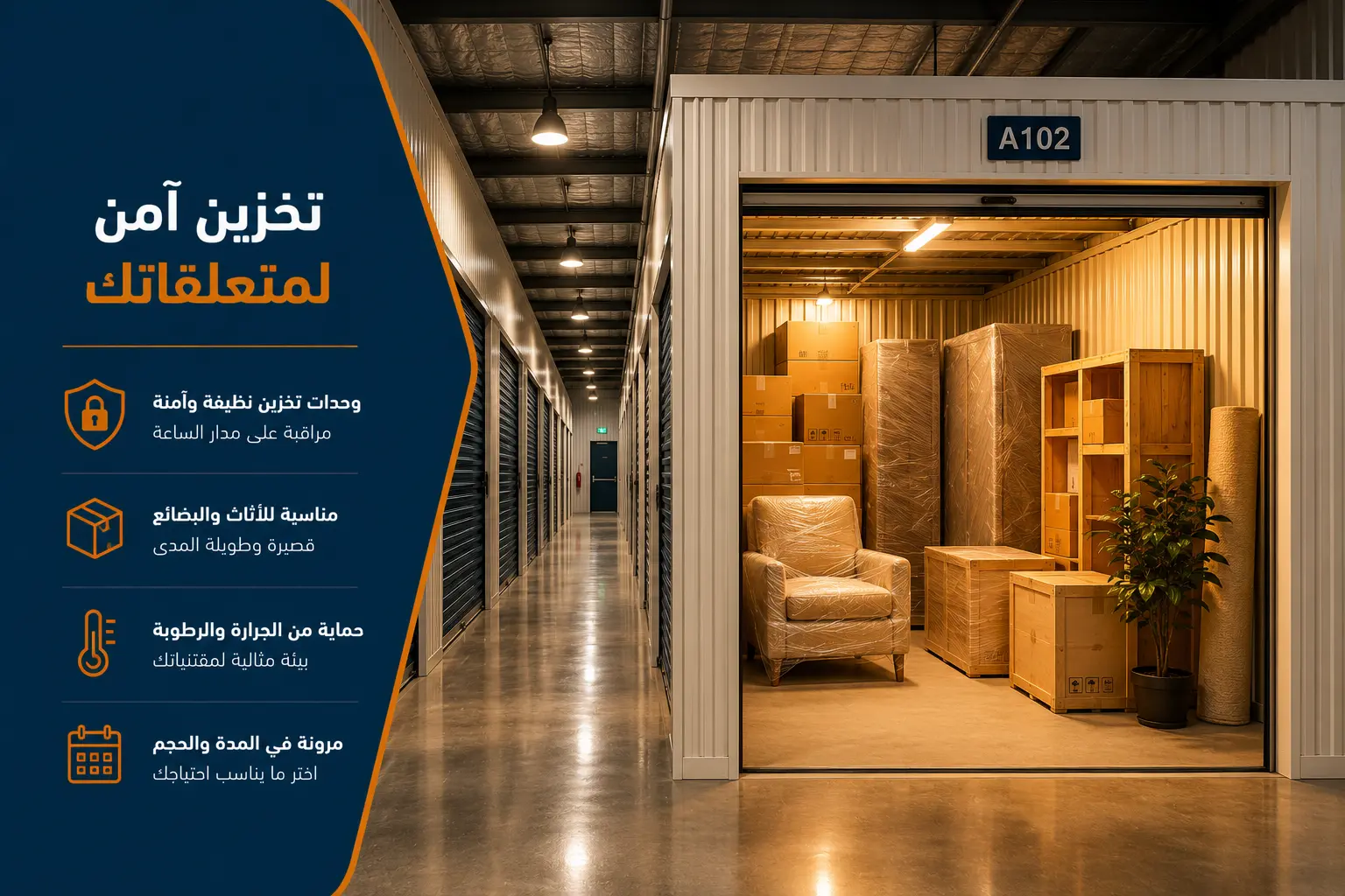 التخزين الآمن — البسمة إكسبريس