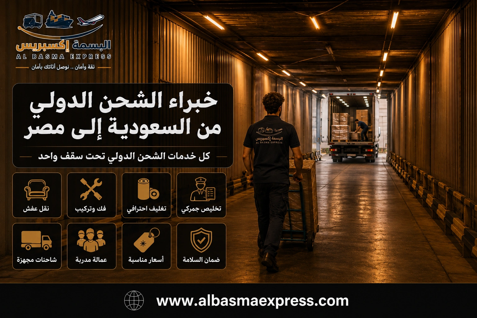 شحن من السعودية إلى مصر: 0553923364 متى تختار البحر ومتى تحتاج إلى الجو؟