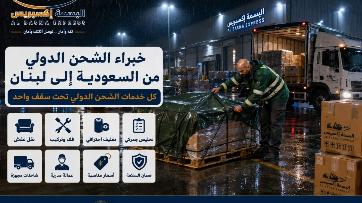 شحن من السعودية إلى لبنان كيف تحافظ على شحنتك منظمة مهما تغيّر المسار؟