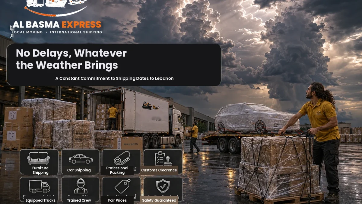 Furniture and Car Shipping Company from Abu Dhabi to Lebanon Complete Transport Solutions