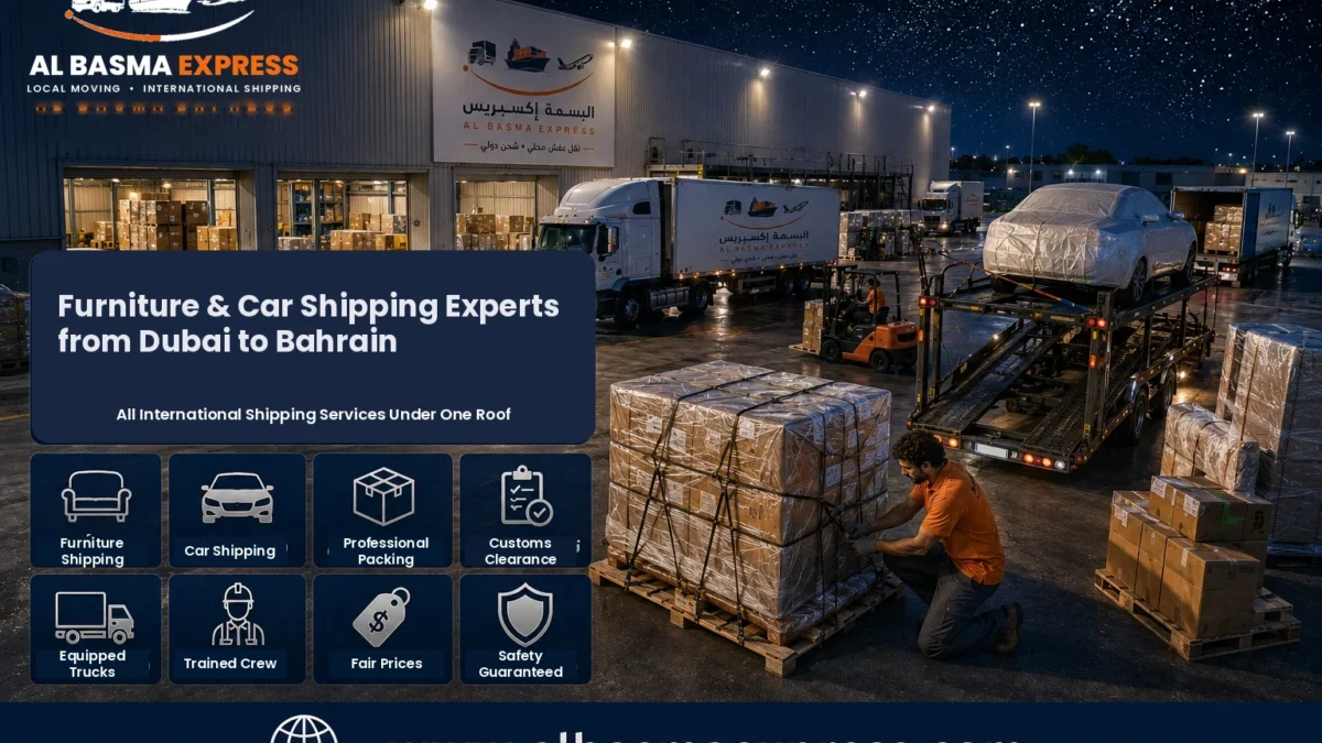 Furniture and Car Shipping from Dubai to Bahrain Transport Cost and Options