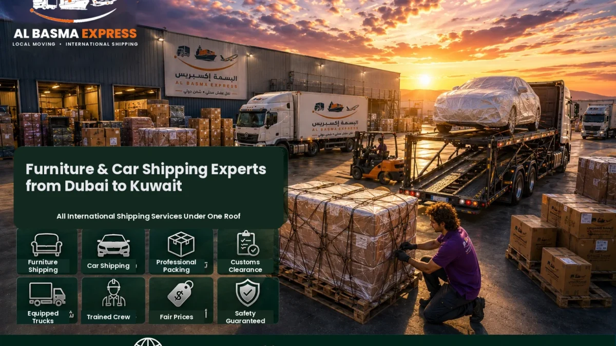 Furniture and Car Shipping Company from Dubai to Kuwait Prices and Transit Time
