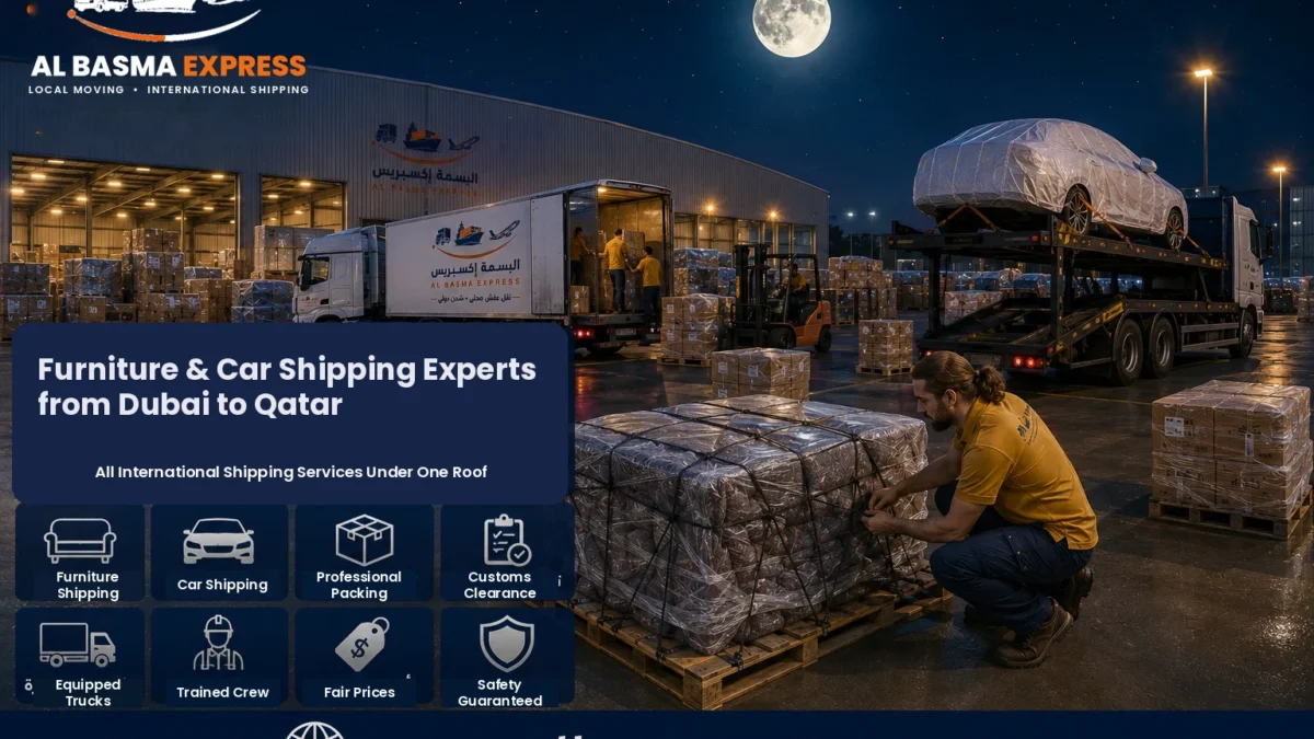 Furniture and Car Shipping Company from Dubai to Qatar Prices and Transit Time