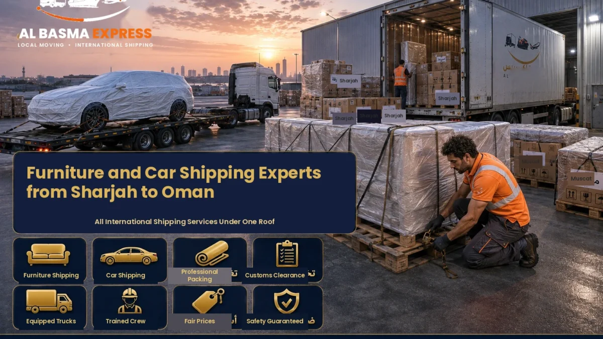 Furniture and Car Shipping Company from Sharjah to Oman Costs and Land Freight
