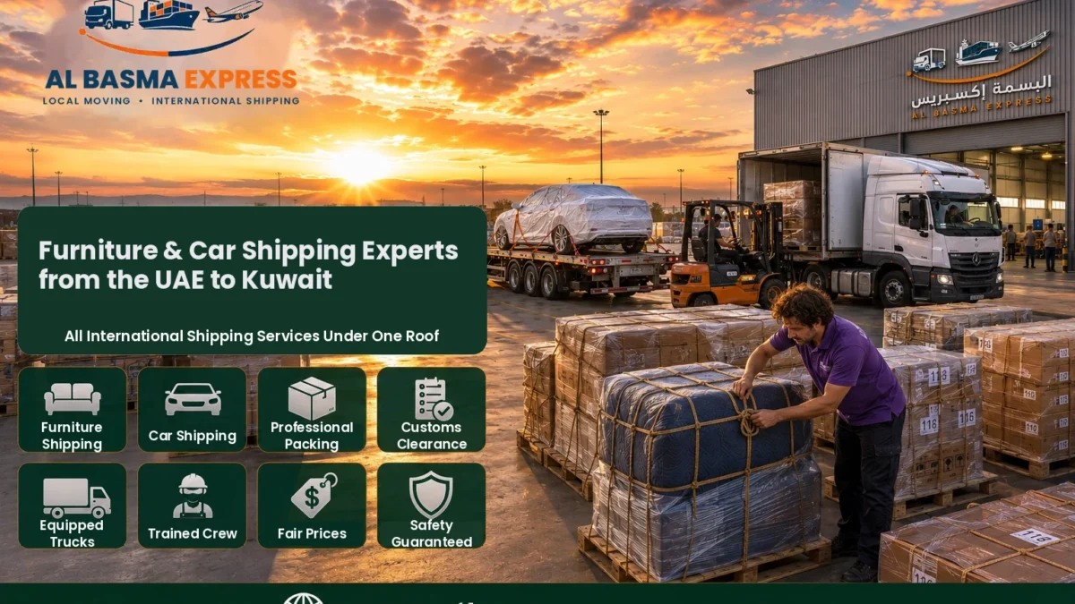Furniture and Car Shipping Company from the UAE to Kuwait Price and Transit Time Guide Before Booking