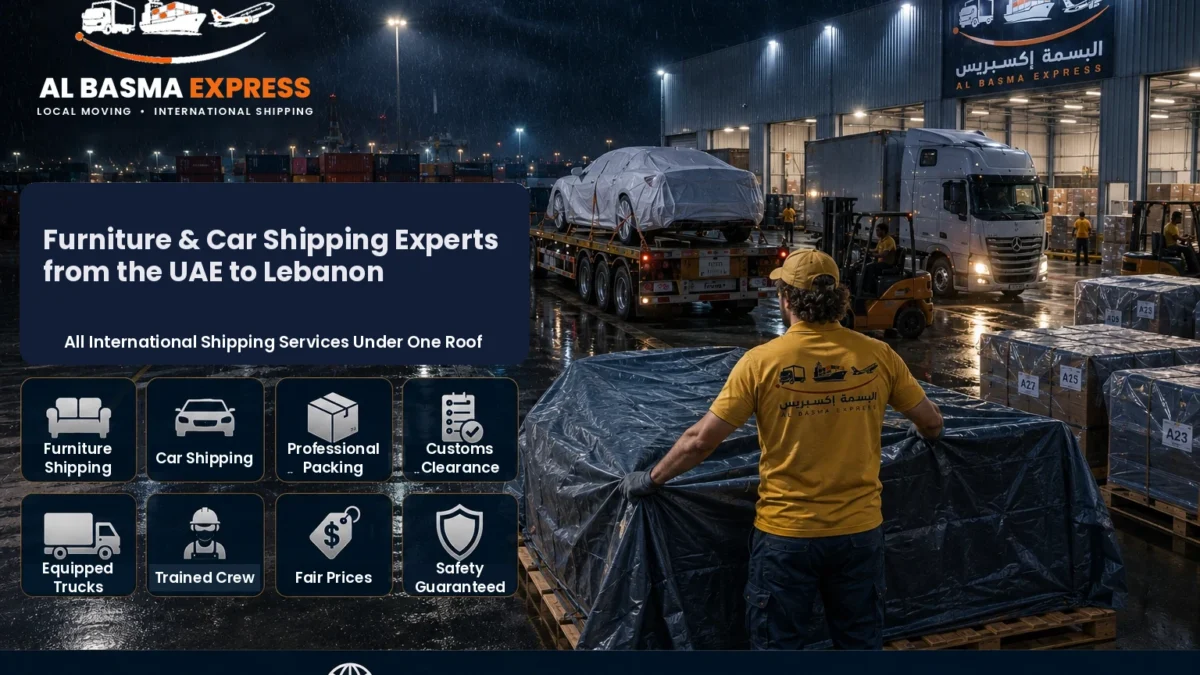 Furniture and Car Shipping Company from the UAE to Lebanon Prices, Transit Times and Transport Options