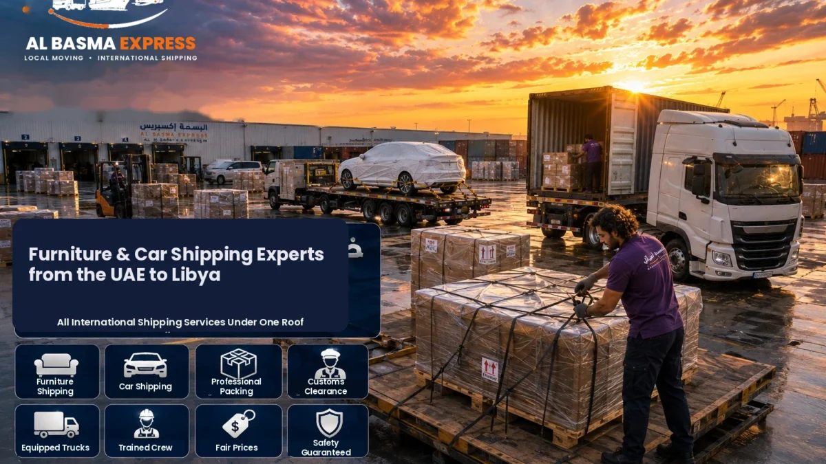 Furniture and Car Shipping Company from the UAE to Libya Prices and Sea Freight