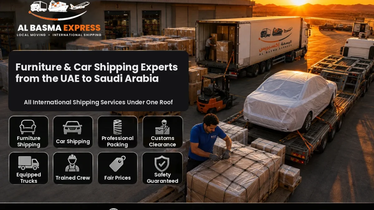 Furniture and Car Shipping from the UAE to Saudi Arabia A Smart Door-to-Door Land Plan