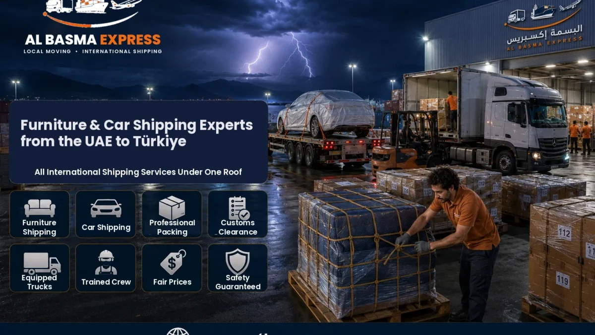 Furniture and Car Shipping Company from the UAE to Türkiye Prices, Transit Times and the Best Shipping Methods