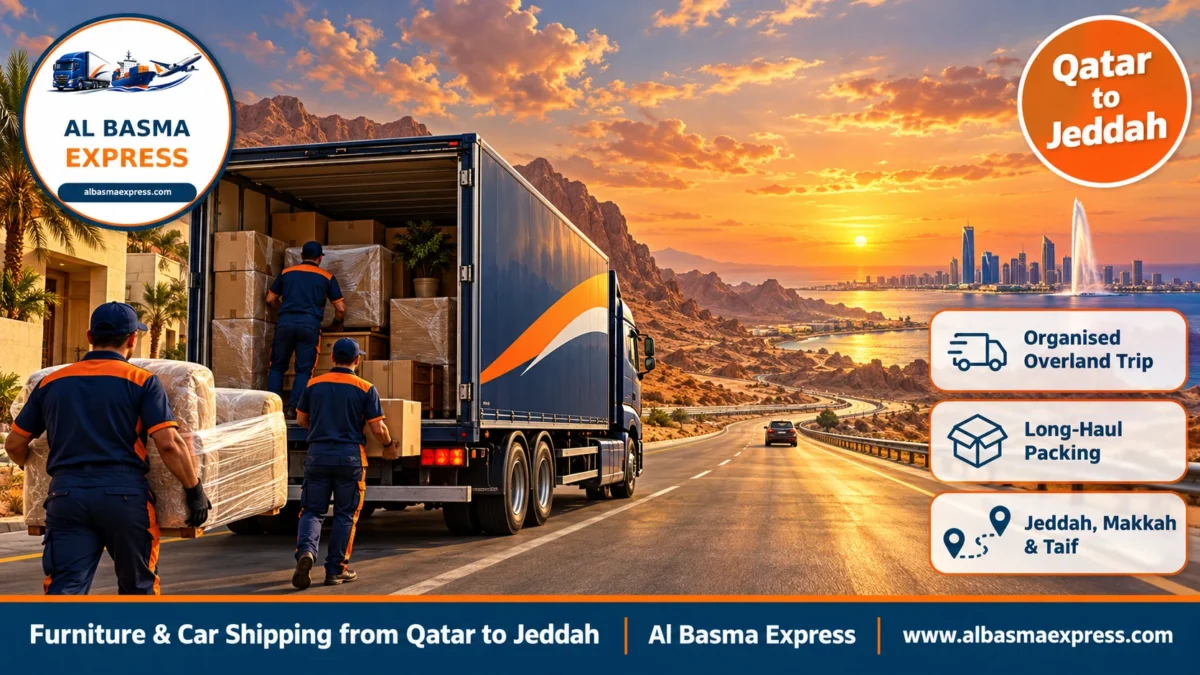 Furniture & Car Shipping from Qatar to Jeddah | Overland to Your Door in Jeddah