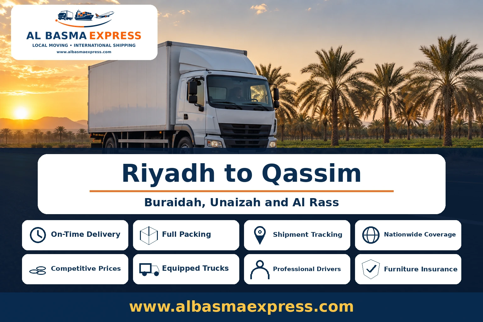 Furniture Moving Company from Riyadh to Qassim | +966553923364 Buraidah, Unaizah, Ar Rass