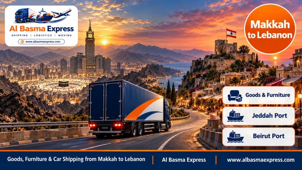 Goods, Furniture & Car Shipping from Makkah to Lebanon | Shop Goods and Home Furniture, Each with Its Own Document