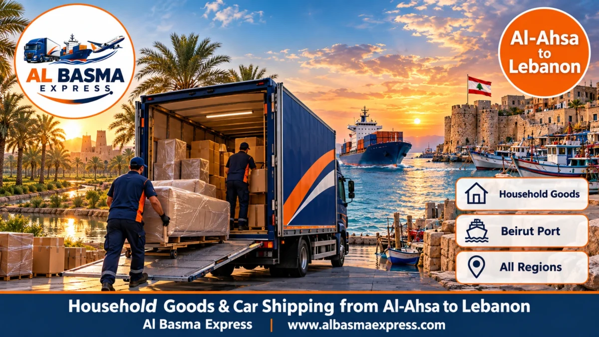 Household Goods & Car Shipping from Al-Ahsa to Lebanon | Coffee Pots, Curios and Rugs, Each Packed to Your Door