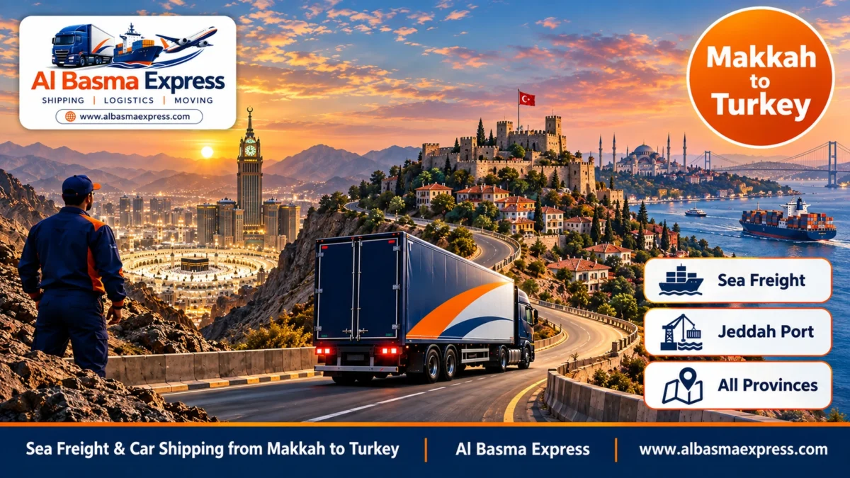 Sea Freight & Car Shipping from Makkah to Turkey | From Jeddah Port via Suez to Mersin and Istanbul
