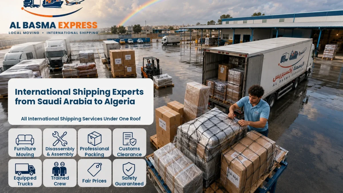 Shipping from Saudi Arabia to Algeria How to Turn a Long Journey into Clear Stages All the Way to Your Door