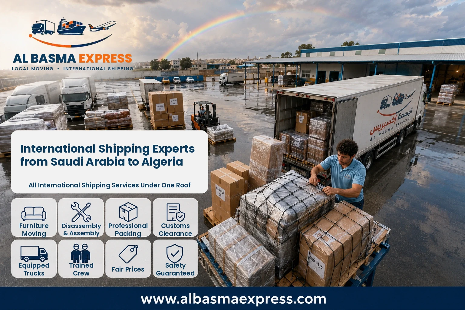 Shipping from Saudi Arabia to Algeria: +966553923364 How to Turn a Long Journey into Clear Stages All the Way to Your Door