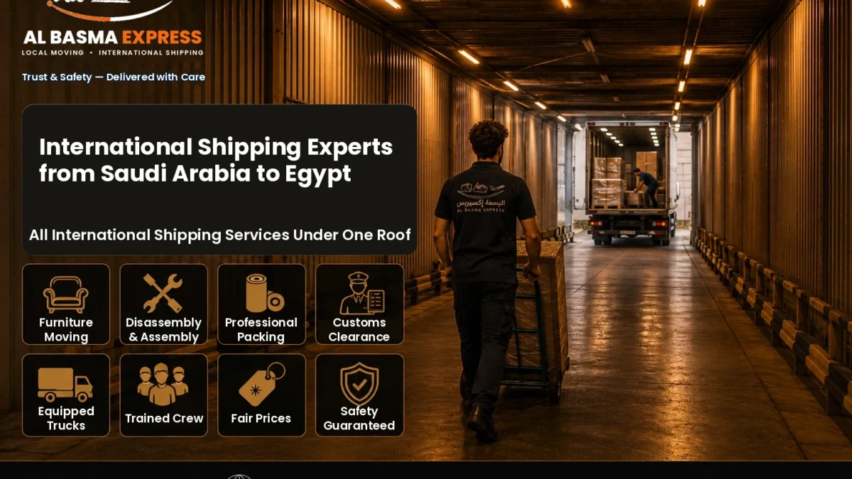 Shipping from Saudi Arabia to Egypt When to Choose Sea and When You Need Air