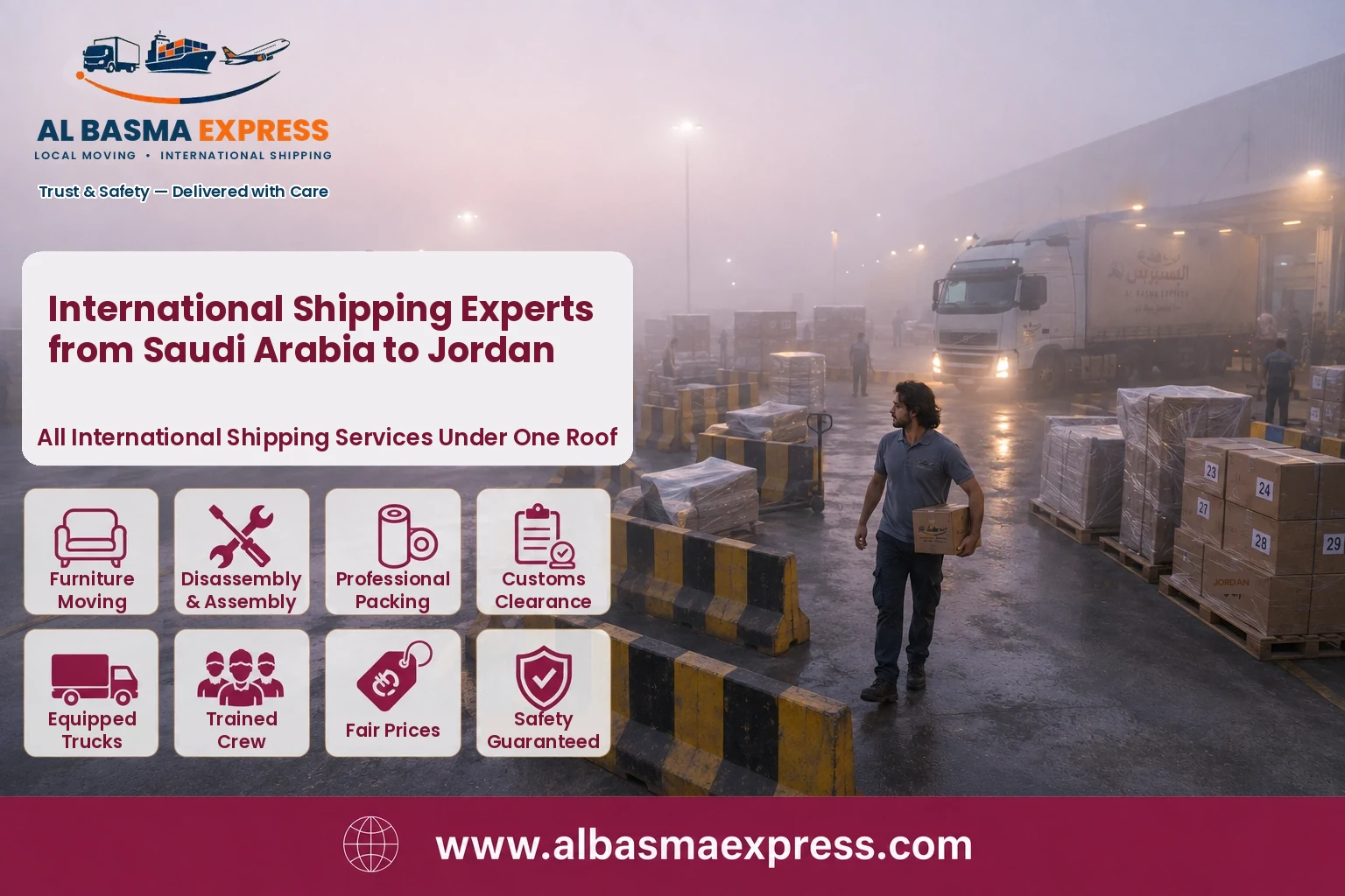 Shipping from Saudi Arabia to Jordan: +966553923364 Your Guide to Crossing Al Haditha and Al Omari to Your Door