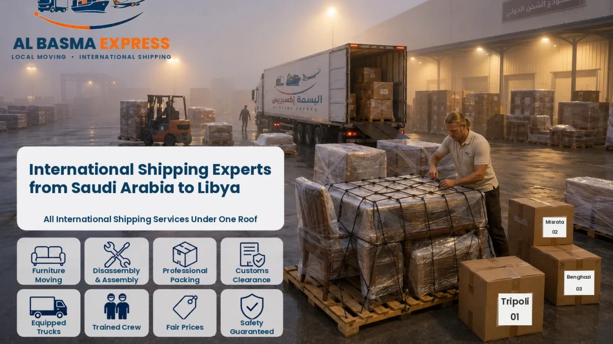 Shipping from Saudi Arabia to Libya Plan Every Part of Your Shipment All the Way to the Consignee’s Door