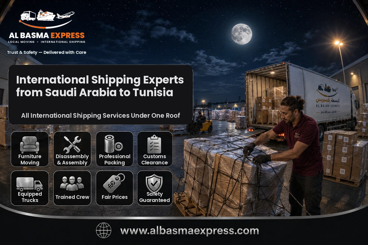 Shipping from Saudi Arabia to Tunisia: +966553923364 How to Choose Your Furniture’s Route from Your Home to Your Door in Tunisia
