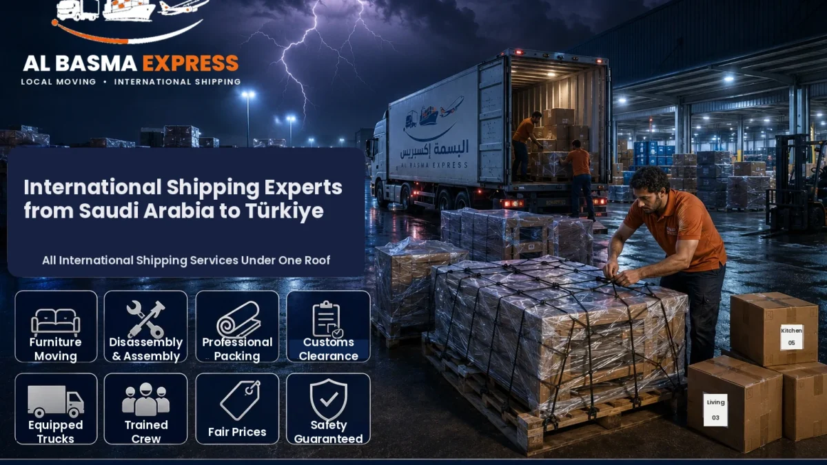 Shipping from Saudi Arabia to Türkiye From Your Door to Istanbul, Ankara and Mersin with One Plan