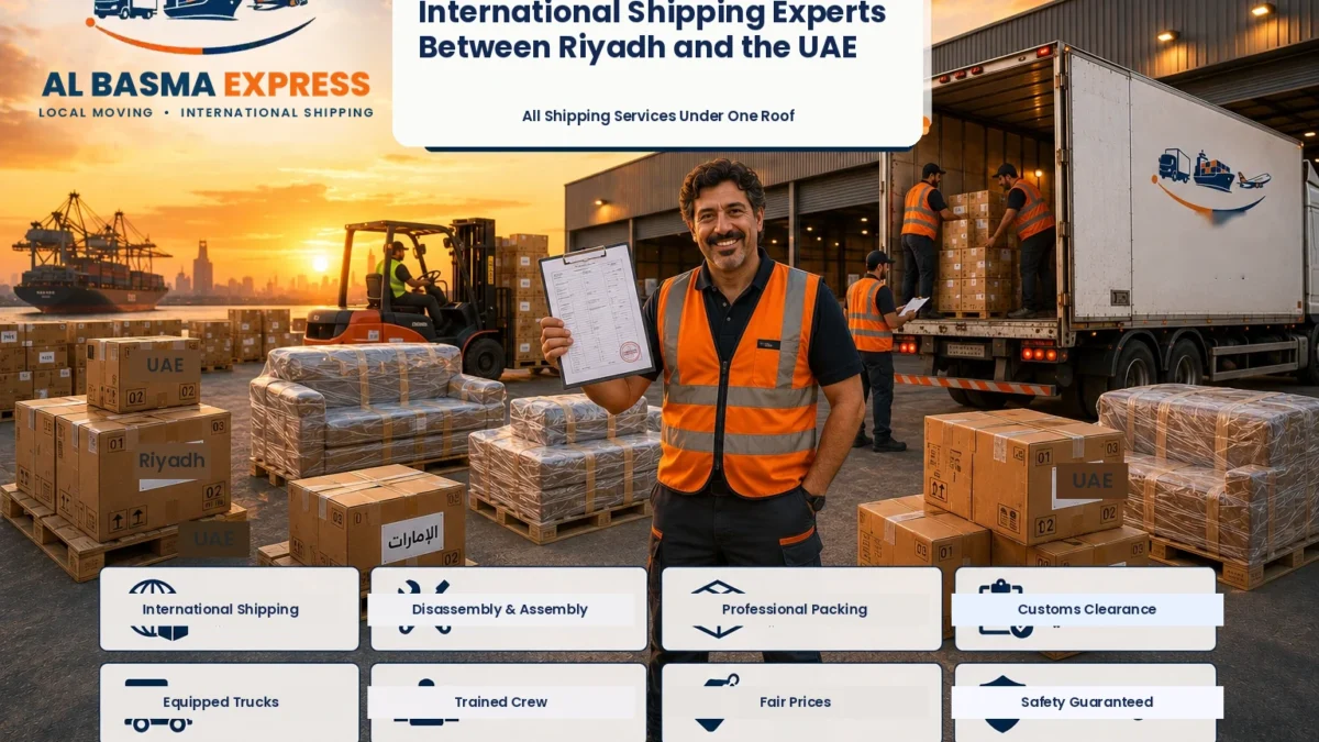 Shipping and Furniture Moving Company from Riyadh to the UAE Land and Air Freight