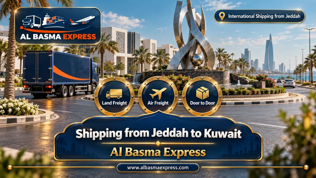 Shipping from Jeddah to Kuwait Cars, Goods & Home Moving via Qassim and Al Ruqi