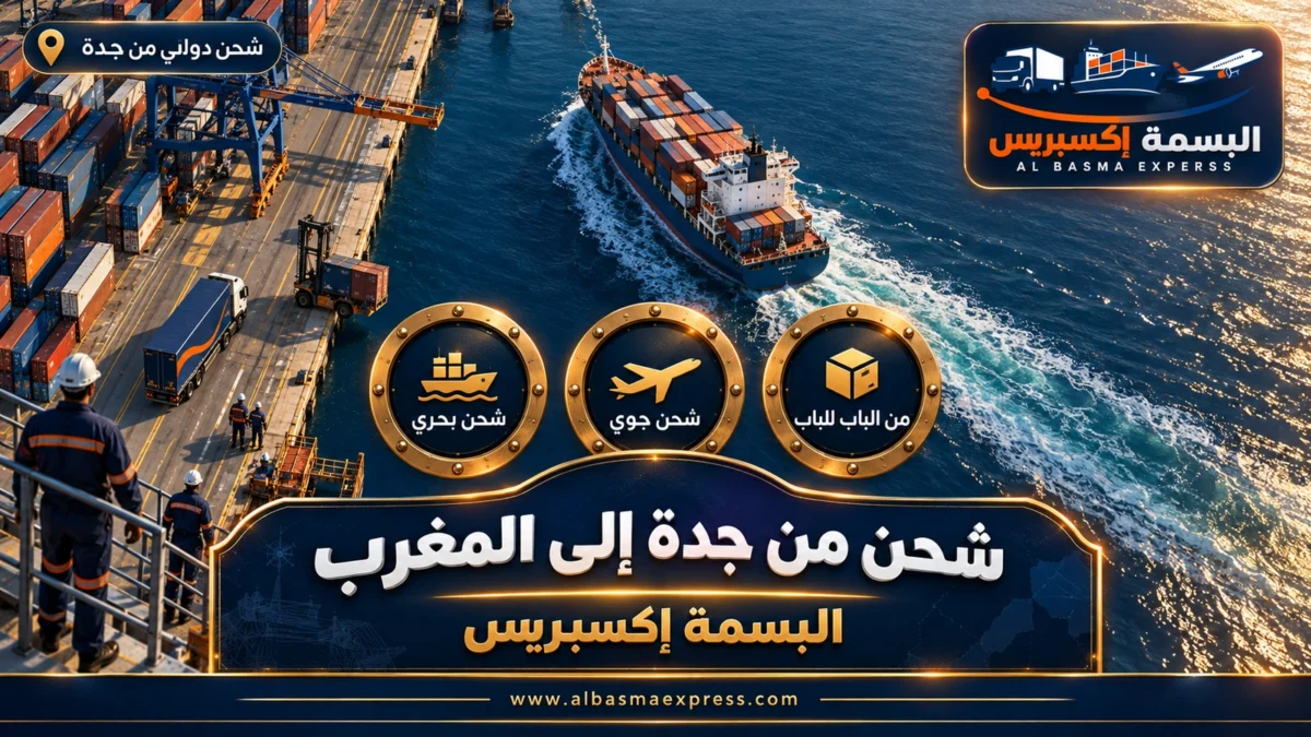 شركة شحن من جدة إلى المغرب | البسمة إكسبريس
