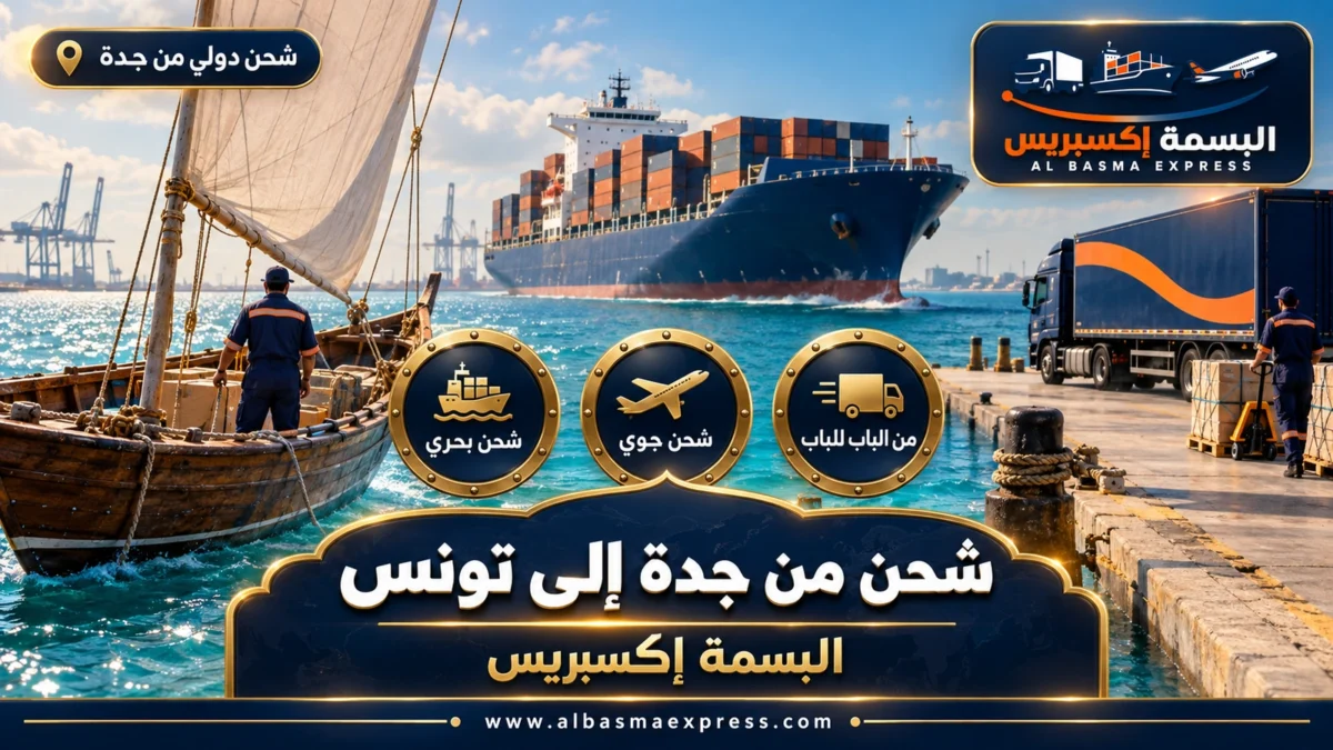شركة شحن من جدة إلى تونس | البسمة إكسبريس