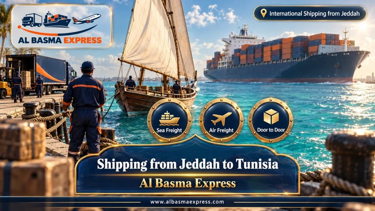 Shipping from Jeddah to Tunisia Car, Container & Returnees’ Belongings