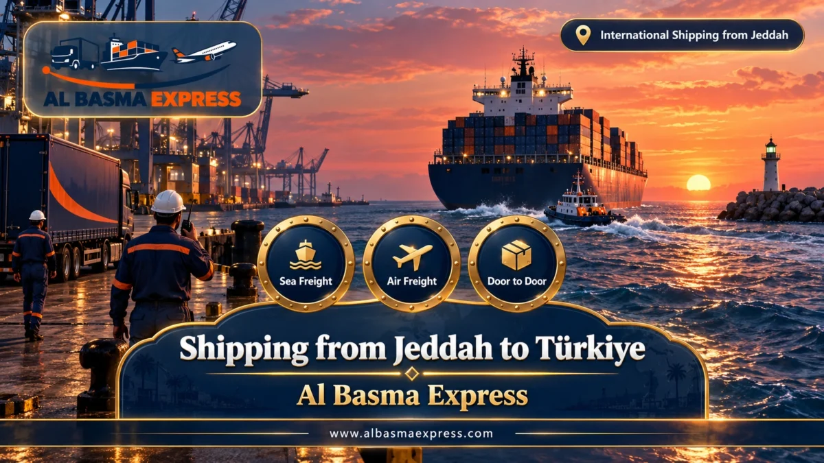 Shipping from Jeddah to Türkiye Car, Goods & Luggage Shipping from Jeddah Port