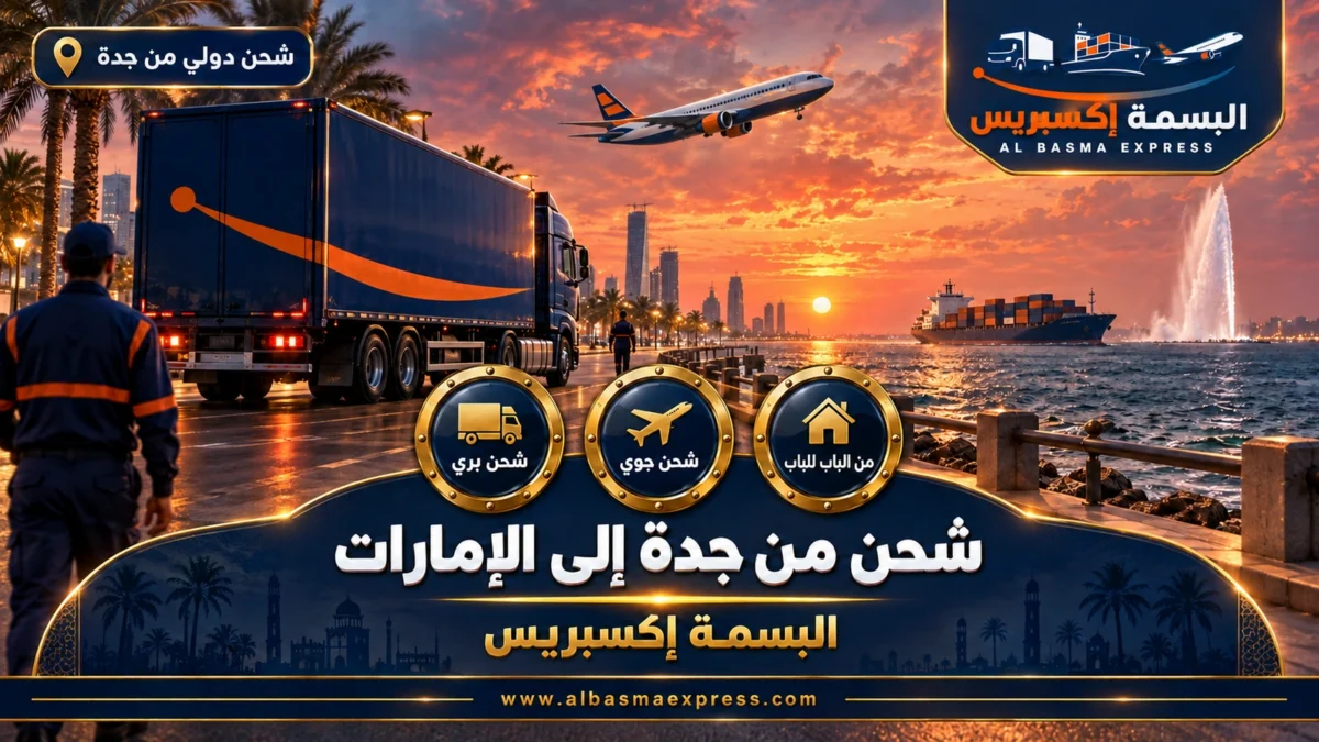 شركة شحن من جدة إلى الإمارات | البسمة إكسبريس