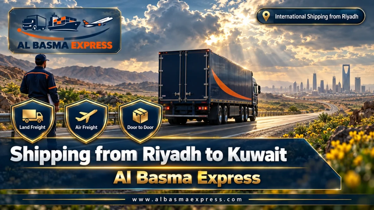 Shipping from Riyadh to Kuwait Car, Goods & Furniture Shipping via Al Ruqi