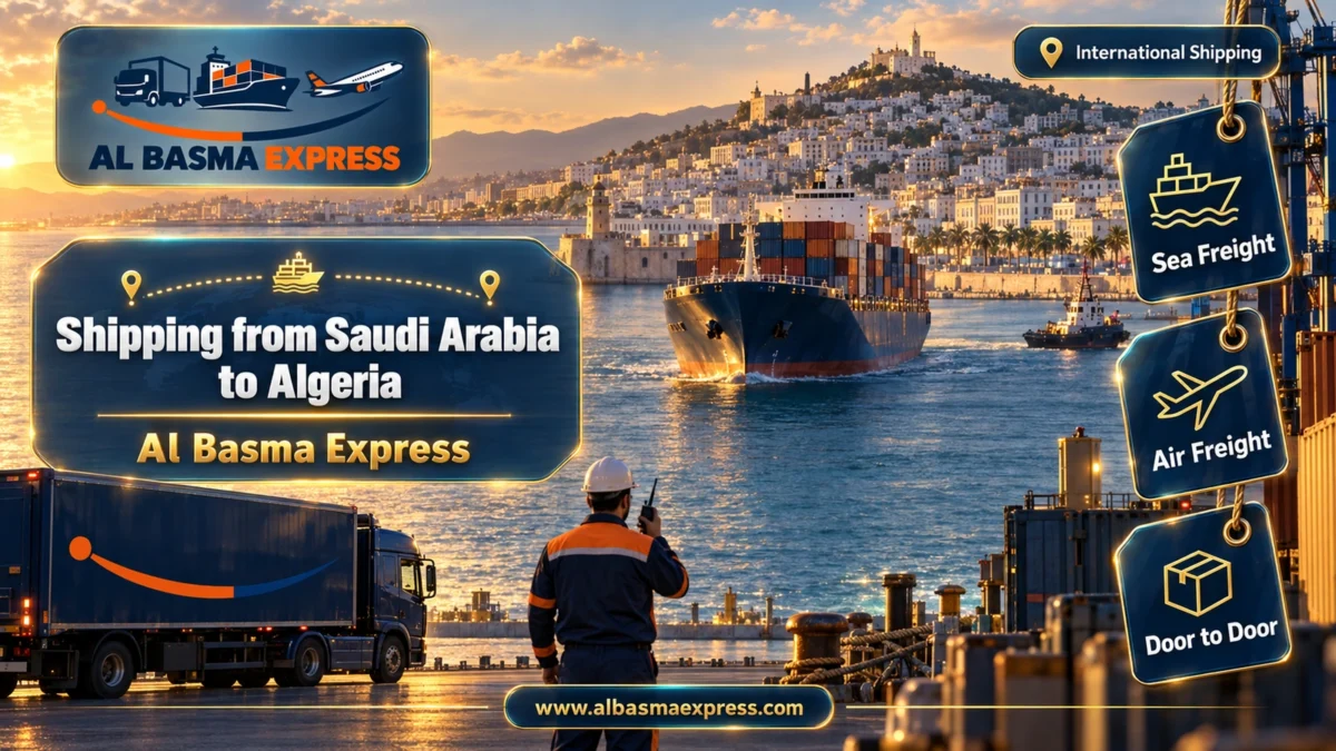 Shipping from Saudi Arabia to Algeria Cars, Containers & Residents’ Luggage by Sea and Air