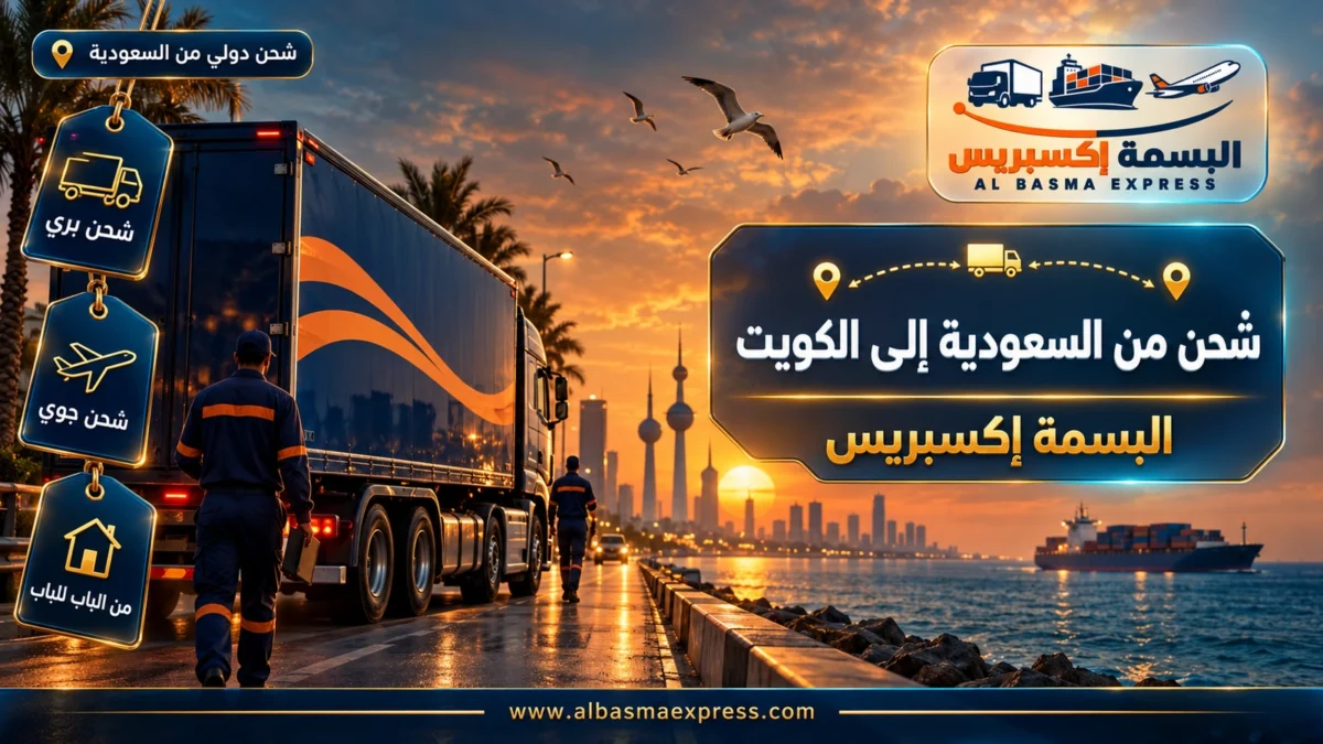 شركة شحن من السعودية إلى الكويت | البسمة إكسبريس