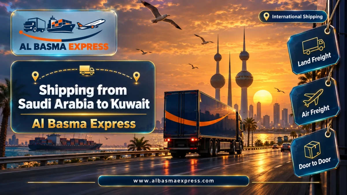 Shipping from Saudi Arabia to Kuwait | Al Basma Express