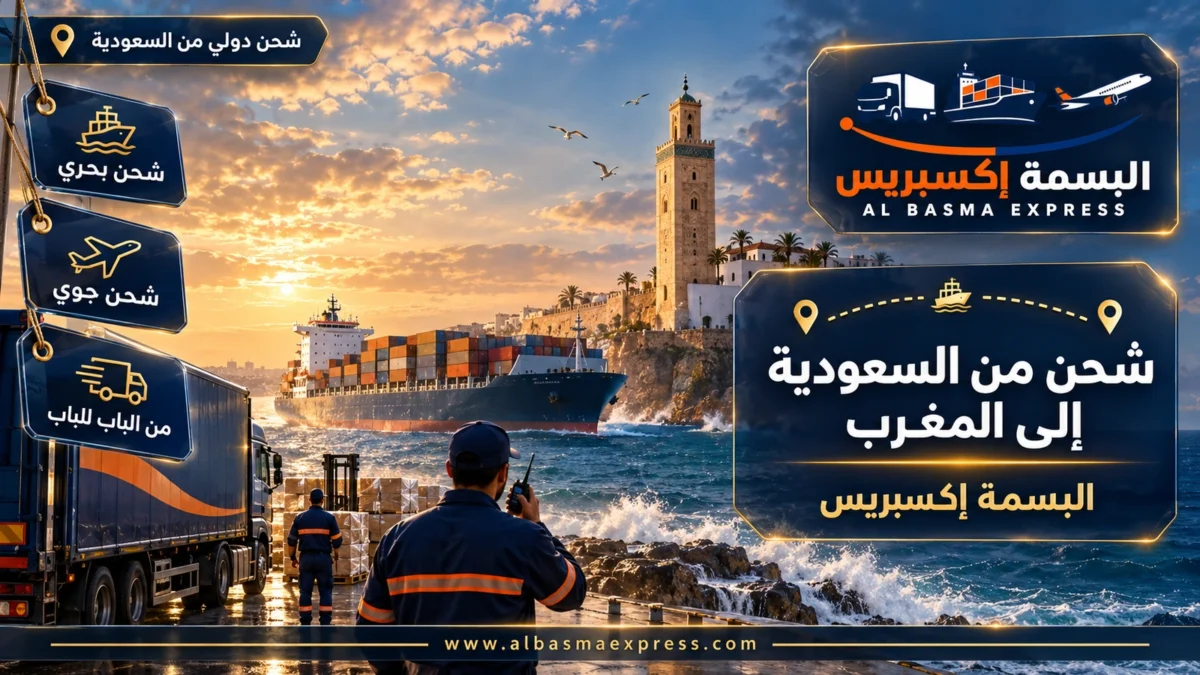 شركة شحن من السعودية إلى المغرب | البسمة إكسبريس