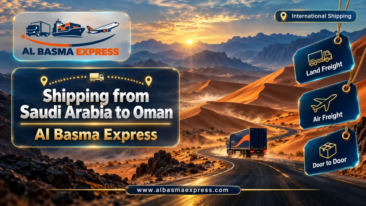 Shipping from Saudi Arabia to Oman | Al Basma Express