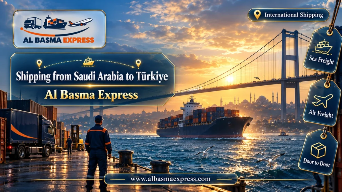 Shipping from Saudi Arabia to Türkiye Cars, Containers & Household Effects by Sea and Air