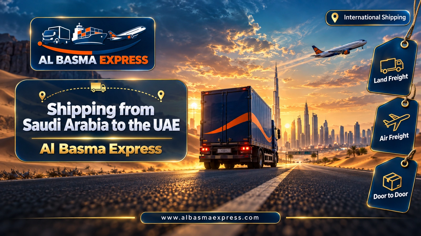Shipping from Saudi Arabia to the UAE | Al Basma Express